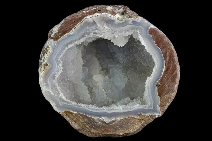 Crystal Filled Dugway Geode (Polished Half) #121681